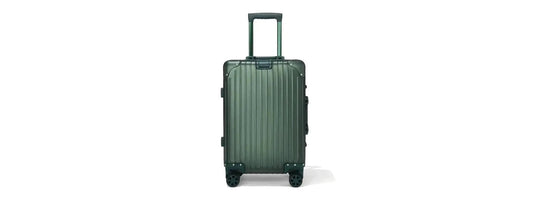 Europe summer travel packing list carry on only aluminum suitcase flat lay